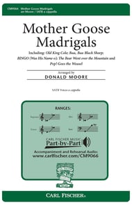 Mother Goose Madrigals SATB choral sheet music cover Thumbnail